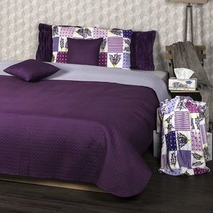 Cuvertură de pat 4Home Doubleface, violet/violetdeschis, 220 x 240 cm, 2x 40 x 40 cm imagine