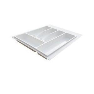 Suport organizare tacamuri, alb, pentru latime exterioara corp 450 mm, montabil in sertar de bucatarie imagine