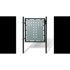 Poarta neagra pentru gard 100 x 150 cm imagine