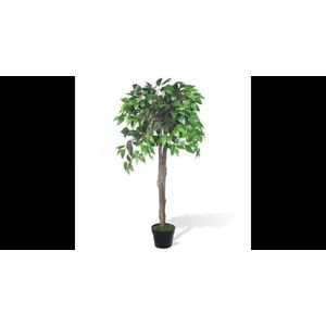 Ficus artificial cu aspect natural si ghiveci, 110 cm imagine