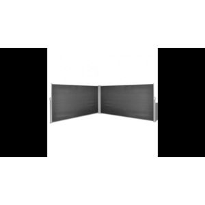 Copertina laterala retractabila, 160 x 600 cm, negru imagine