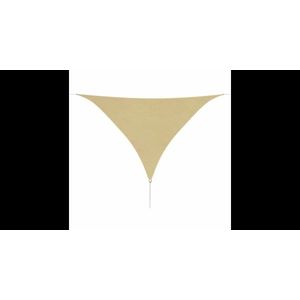Parasolar din tesut oxford triunghiular 3, 6x3, 6x3, 6 m, bej imagine