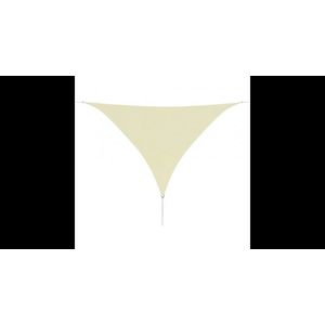 Parasolar din tesut oxford triunghiular 3, 6x3, 6x3, 6 m, Crem imagine