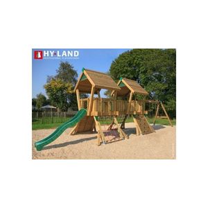Spatiu de joaca din lemn Hy-Land Swing Modul Q imagine