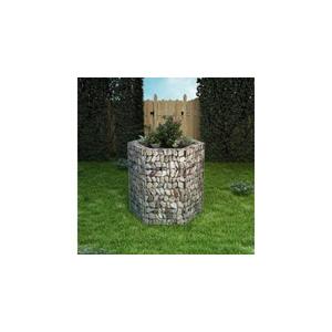 Jardinieră gabion hexagonală, 100 x 90 x 100 cm imagine
