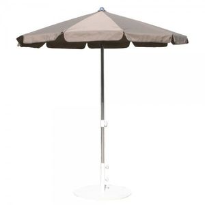 Umbrela rotunda MIAMI, 200cm , argintiu/gri imagine