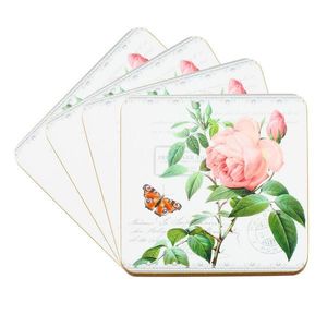 Suport pahar - Redoute Rose Coasters | Lesser & Pavey imagine