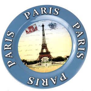 Farfurie metalica - Paris Tour Eiffel | Cartexpo imagine
