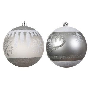 Glob decorativ - Silver Snowflake - mai multe modele | Kaemingk imagine