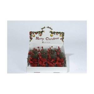 Ghiveci decorativ - Velvet Poinsettia In Flowerpot | Kaemingk imagine