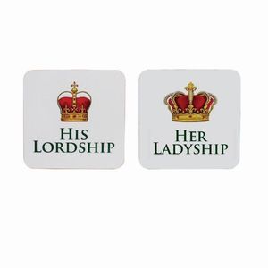 Coaster - His Lordship & Her Ladyship - 2 modele | Lesser & Pavey imagine