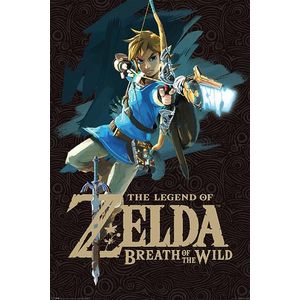 Poster maxi - The Legend of Zelda: Breath of the Wild Game Cover | Pyramid International imagine