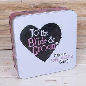 Cutie din metal - Bride & Groom Wedding Cards | Really Good imagine