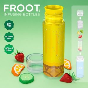 Sticla cu infuzor pentru fructe - Pineapple | Just Mustard imagine