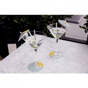 Set 2 pahare - Memphis Martini | Kikkerland imagine
