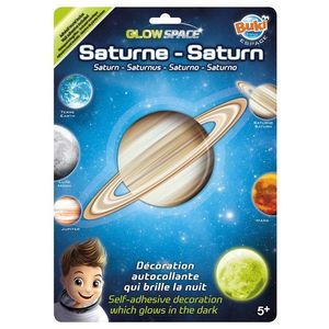 Sticker decorativ fosforescent - Saturn | Buki imagine