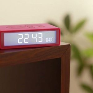 Ceas cu Alarma - Flip Clock - Rosu | Lexon imagine