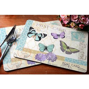 Suport farfurie - Postcard with Butterflies | Creative Tops imagine