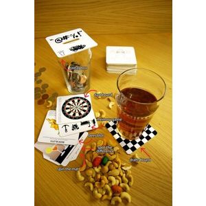 Suporturi pentru pahar cu jocuri de baut - Bar Games Beer Mats (set 30) | Suck Uk imagine