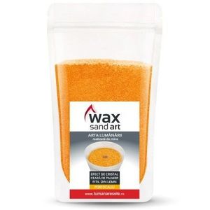 Lumanare - WaxSandArt Portocaliu Parfum Portocala - 250 g | Lumanaresele imagine