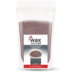 Lumanare - WaxSandArt Antracit Parfum Antitabac - 250 g | Lumanaresele imagine