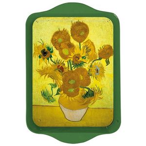 Tava de metal - Vincent Van Gogh - Tournesol dans un vase | Cartexpo imagine