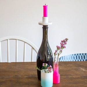 Dop de sticla cu suport pentru candela | Donkey imagine