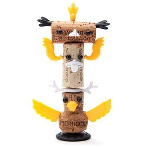 Obiect decorativ din dopuri de pluta - Corkers Totem | Monkey Business imagine