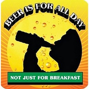 Suport pentru pahar - Beer is for alll day / Not just for breakfast | Boxer imagine