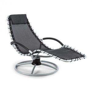 Blumfeldt The Chiller, scaun balansoar, 77 x 85 x 173 cm, 360 Comfort, ComfortMesh, negru imagine
