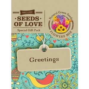 Felicitare Eco - Seeds of Love - Greetings | Natural Green Seeds imagine