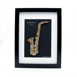 Tablou Saxofon - Colectia SteamWall | ArtMyWay imagine