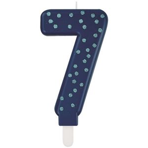 Lumanare pentru tort - Number 7 - Blue | Legami imagine