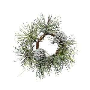 Ornament - Snowy Pine - White and Green | Kaemingk imagine