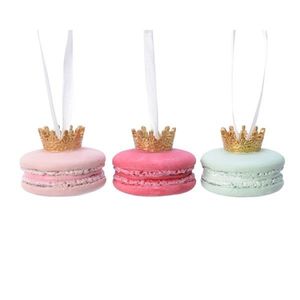 Decoratiune - Poly Macarone with Crown - mai multe culori | Kaemingk imagine