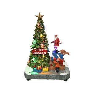 Decoratiune - Led Santa Christmas Tree | Kaemingk imagine