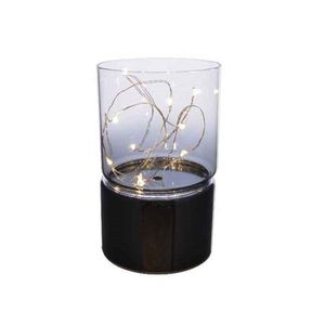 Lampa decorativa mica - MicroLED Glass Dome Grey | Kaemingk imagine