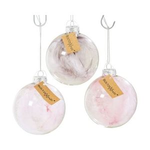 Glob decorativ - Fuchsia Glass Clear Pink | Boltze imagine