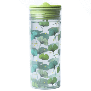 Sticla pentru apa SlideCup Crystal - Ginkgo | Chic mic imagine