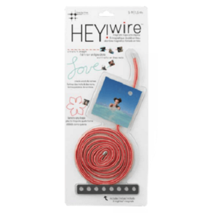 Fir magnetic pentru expunerea fotografiilor-Hey-Stripe Red-textile cover | Romanowski Design imagine