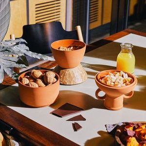 Set 3 boluri gustari - Amforéa Terracotta Snack Pots | DOIY imagine