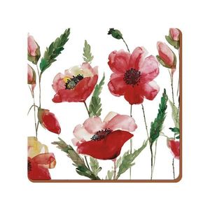 Suport pentru pahar - Watercolour Poppy | Creative Tops imagine