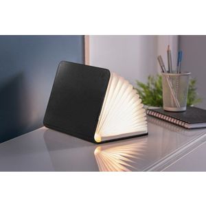 Lampa - Mini Smart Book Light - Black Leather | Gingko imagine