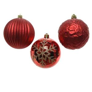 Set 3 globuri - Proof bauble Mix - Christmas Red | Kaemingk imagine