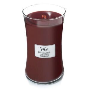 Lumanare parfumata - Large Jar - Black Cherry | WoodWick imagine