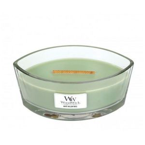 Lumanare parfumata - Ellipse White Willow Moss | WoodWick imagine