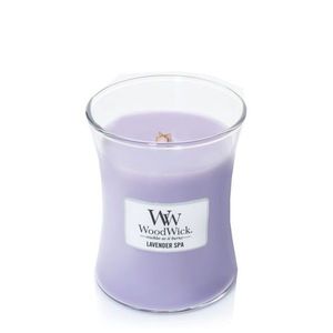 Lumanare parfumata - Medium Jar - Lavender Spa | WoodWick imagine