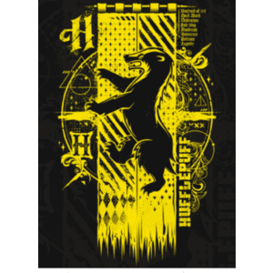Poster metal M format - Huffelpuff Harry Potter | Displate imagine