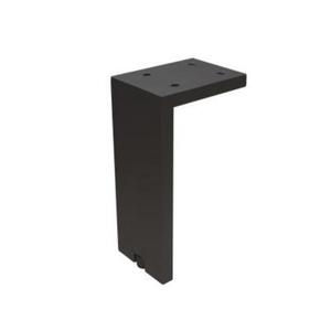 Picior pentru mobilier reglabil, Fonda, Viefe H: 200 mm, finisaj negru periat imagine