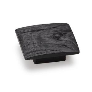 Maner din lemn periat pentru mobilier Balto finisaj baituit negru - Viefe imagine